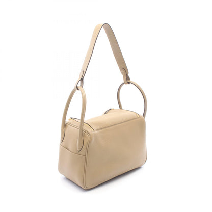 HERMES Lindy 26 Beige Malfa Shoulder Bag