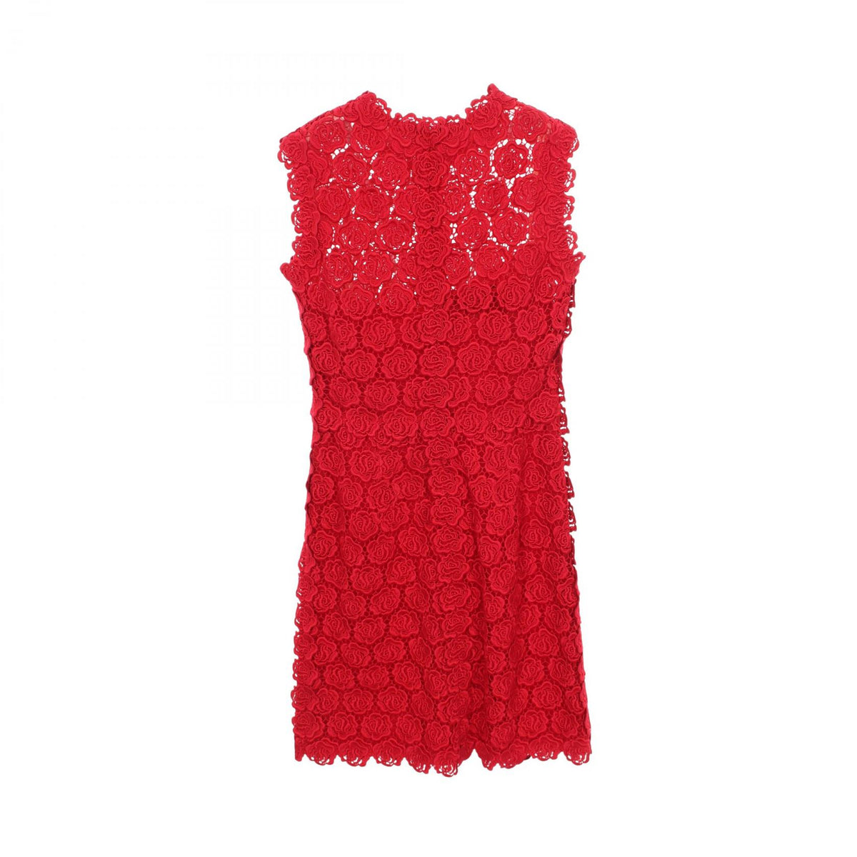 Valentino Floral Lace Sleeveless Cotton Dress Size 40S