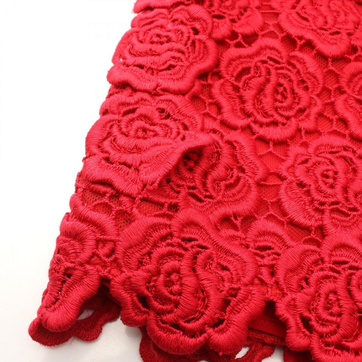 Valentino Floral Lace Sleeveless Cotton Dress Size 40S