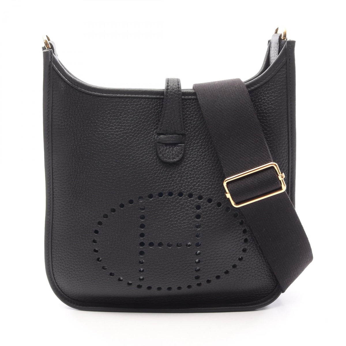 HERMES Evelyne III 23 Black Shoulder Bag