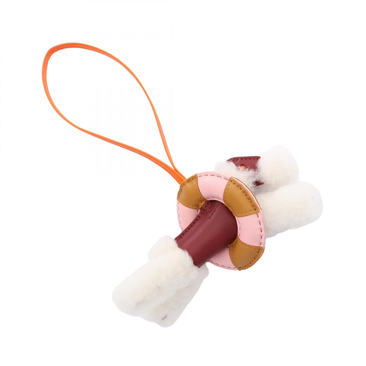 HERMES Buddy Charm Rouge H Agneau Milo