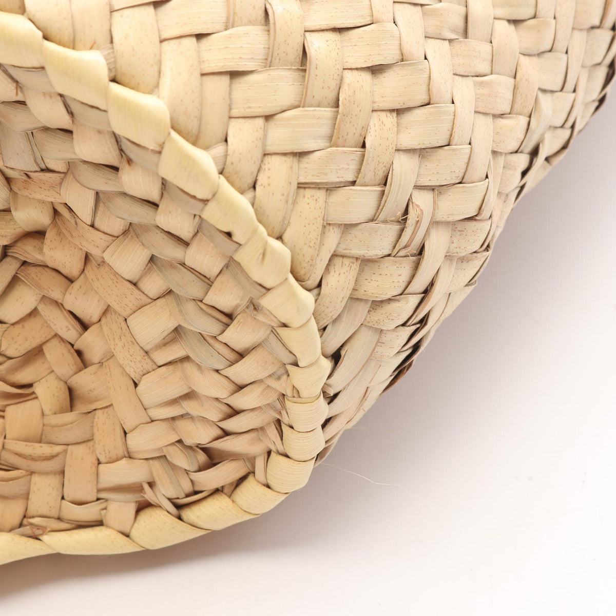 LOEWE Small Raffia Leather Bag Beige