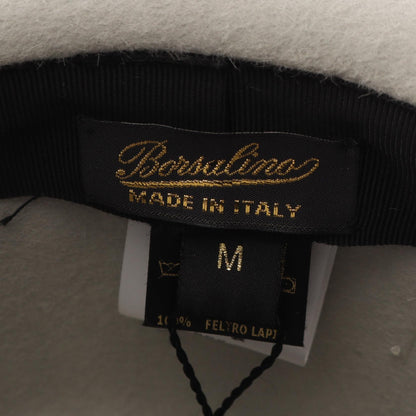 Borsalino Gray Rabbit Felt Hat Size M