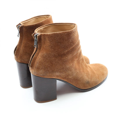 HELMUT LANG Brown Suede Ankle Boots Size 38