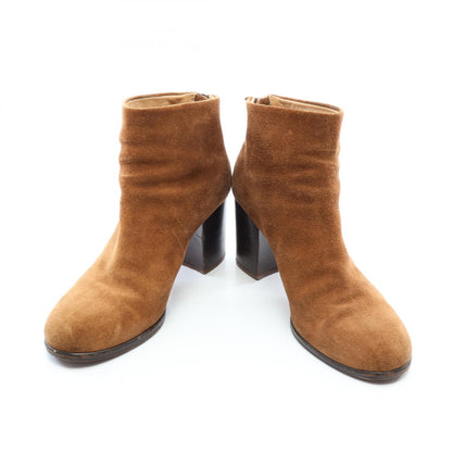 HELMUT LANG Brown Suede Ankle Boots Size 38