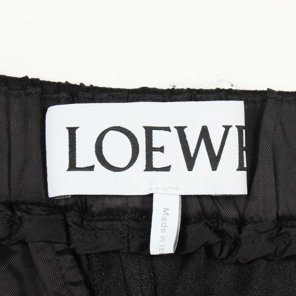LOEWE Silk Pajama Trousers Pants Black Size XS