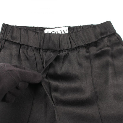 LOEWE Silk Pajama Trousers Pants Black Size XS