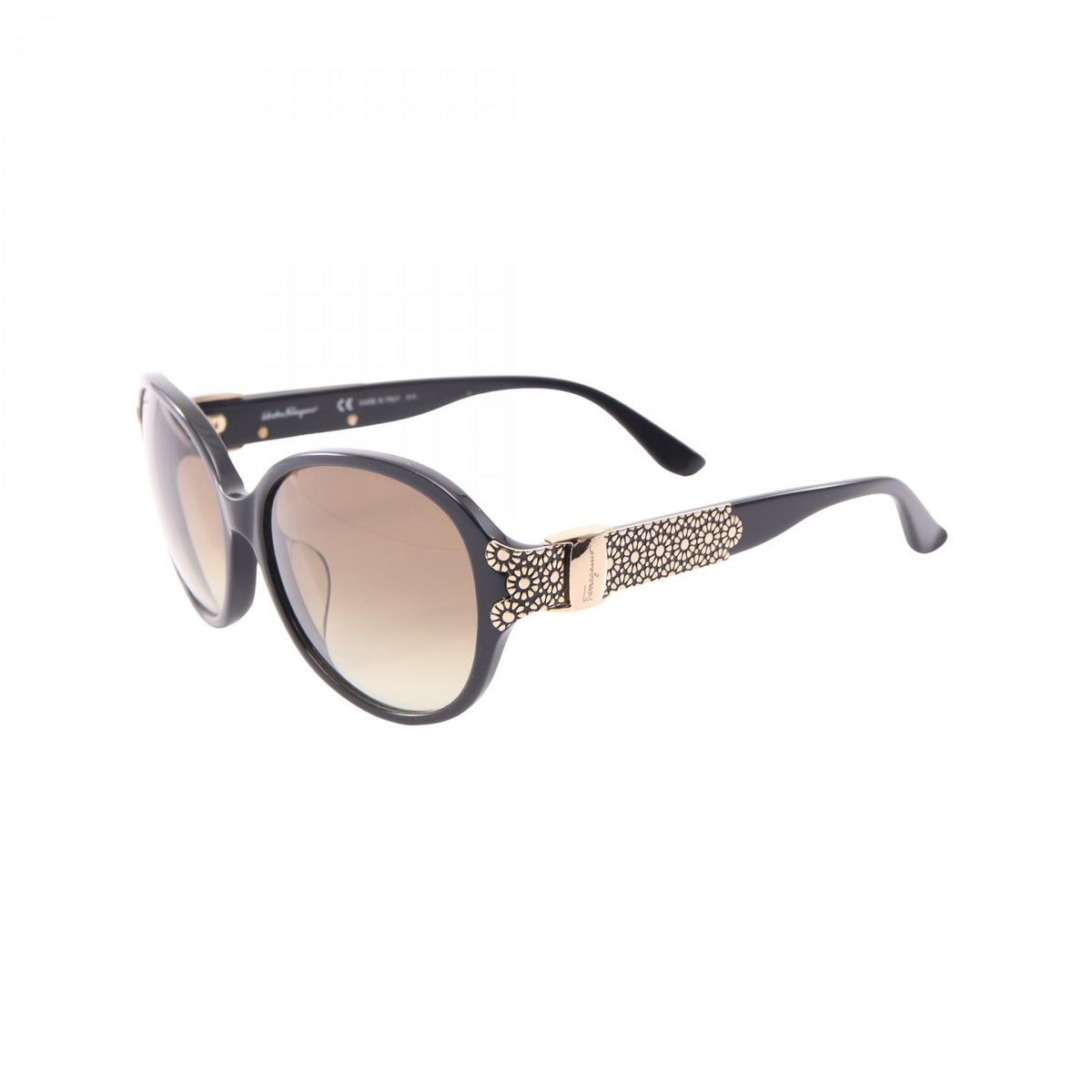 Salvatore Ferragamo Vara Sunglasses Black