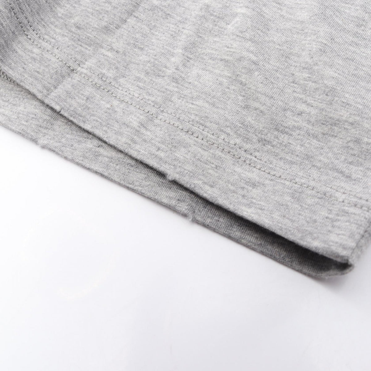 PRADA Triangle Logo Distressed Cotton T-Shirt Size XS