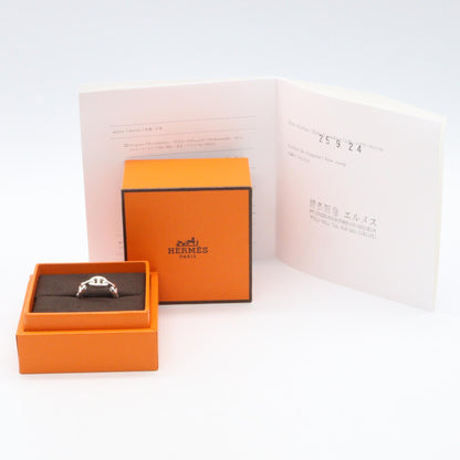 HERMES Chaine d'Ancre Enchainee PM Ring Silver925 Size JP 7