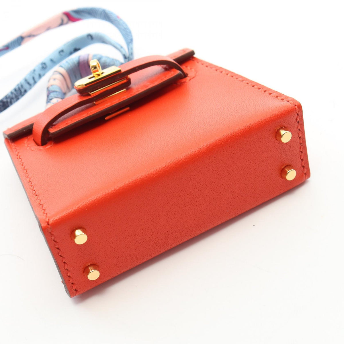 HERMES Kelly Twilly Silk Charm Rose Jaipur