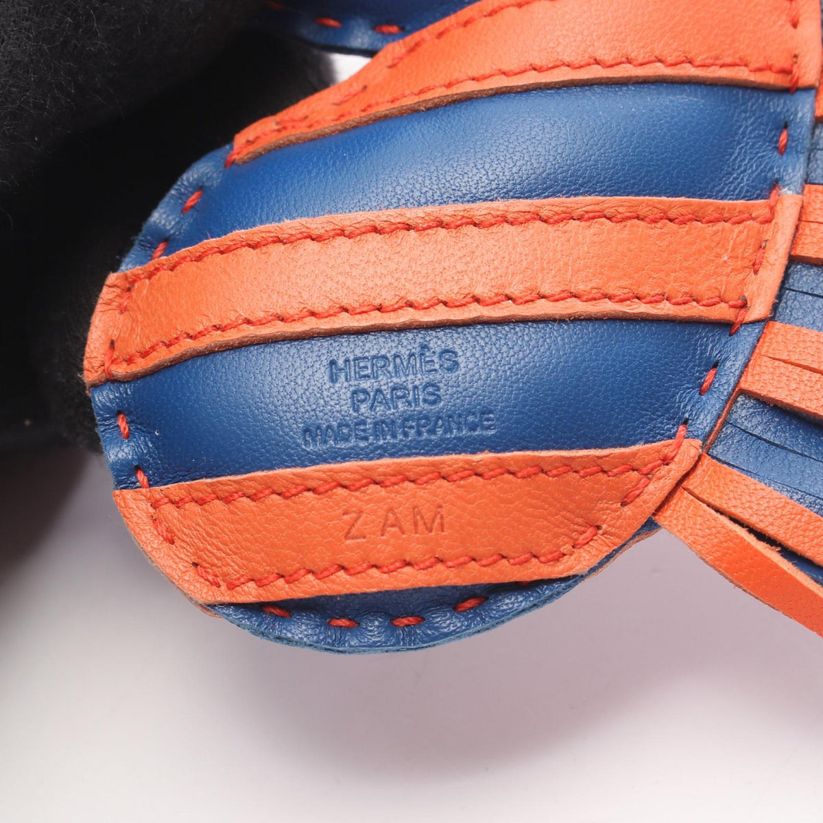 HERMES Jiji Savanna Agneau Leather Charm