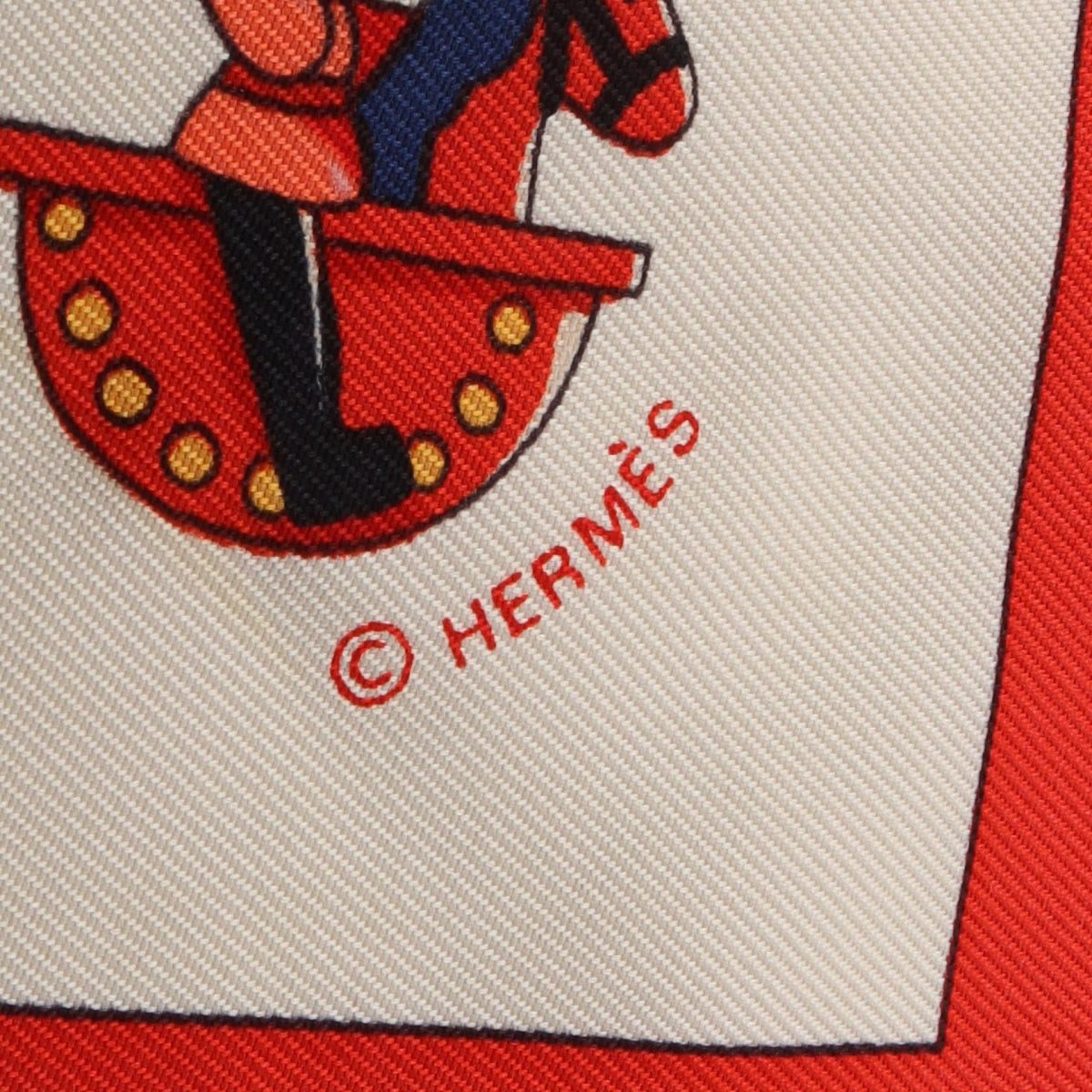 HERMES Carré 90 Raconte moi Le Silk Scarf