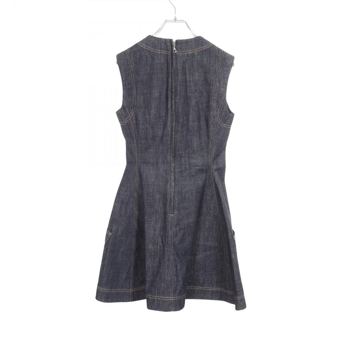 Christian Dior BEE Bijoux Sleeveless Dress Navy Size F34