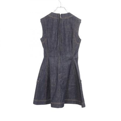 Christian Dior BEE Bijoux Sleeveless Dress Navy Size F34