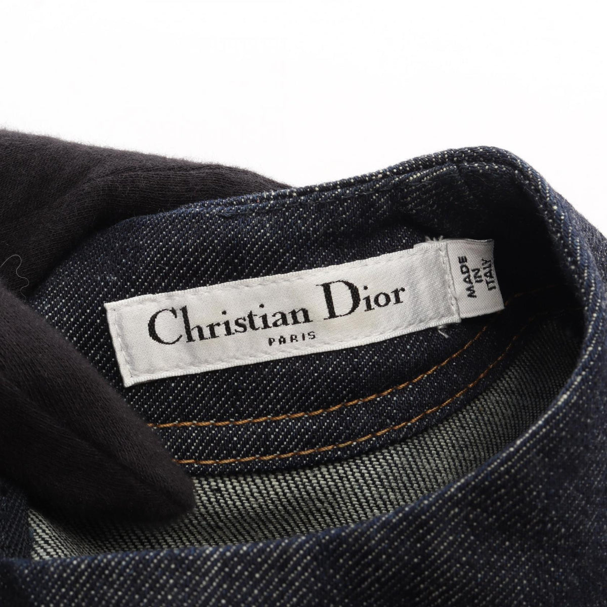 Christian Dior BEE Bijoux Sleeveless Dress Navy Size F34