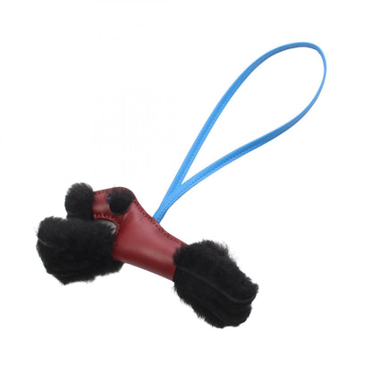 HERMES Buddy Charm Rouge H Agneau Milo