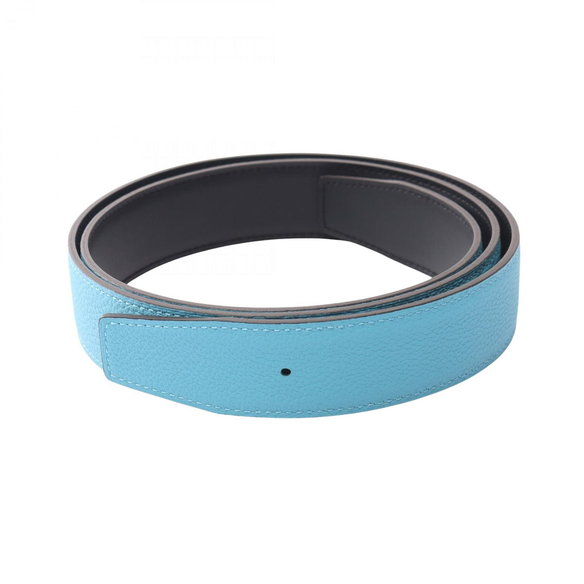 HERMES Constance H Blue Reversible Belt Size 95