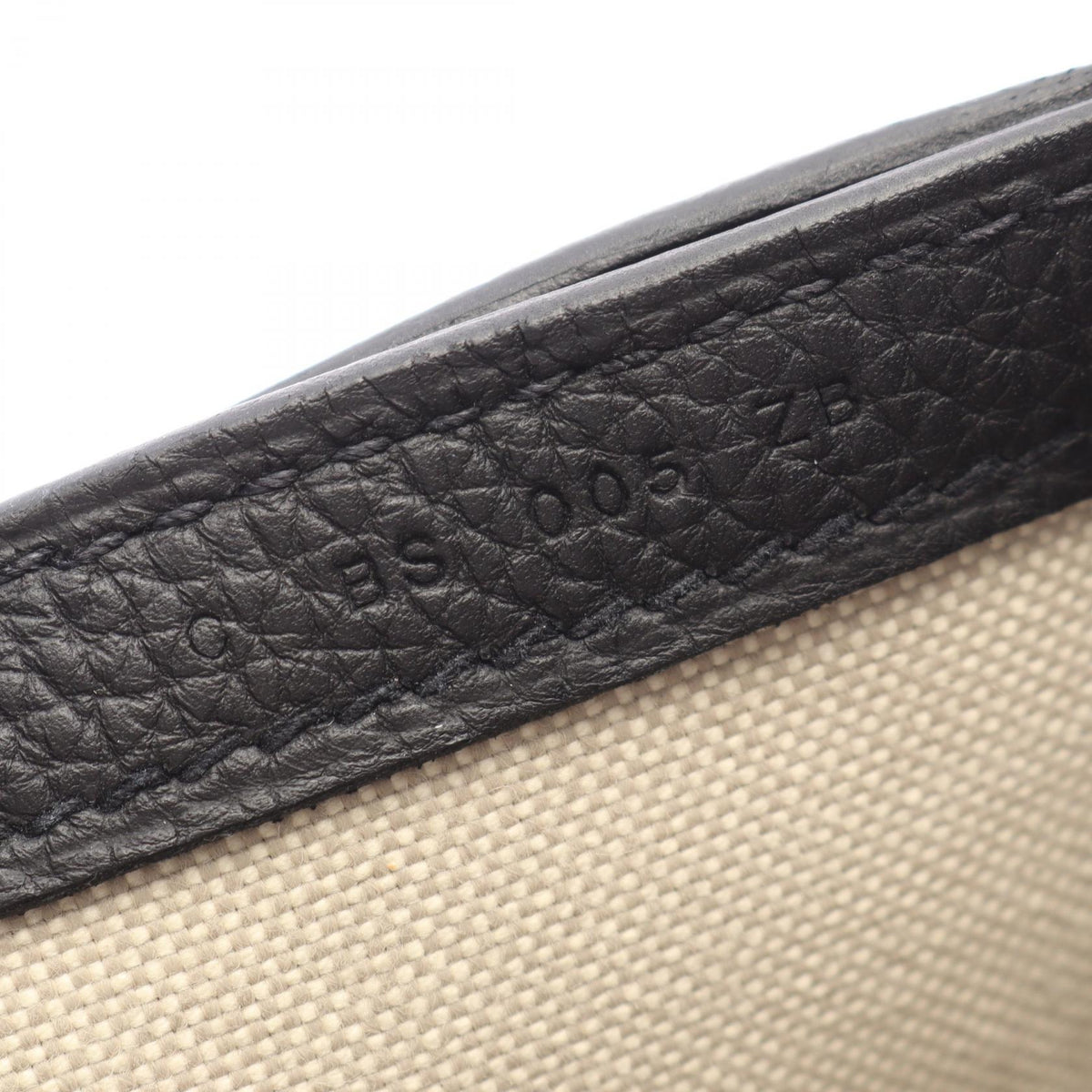 HERMES Steve Light Togo Leather Shoulder Bag Black