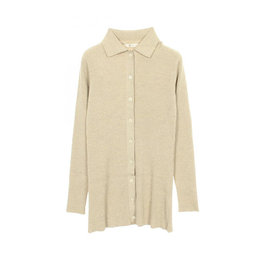 THE ROW Long Silk Cotton Cardigan Green Size XS