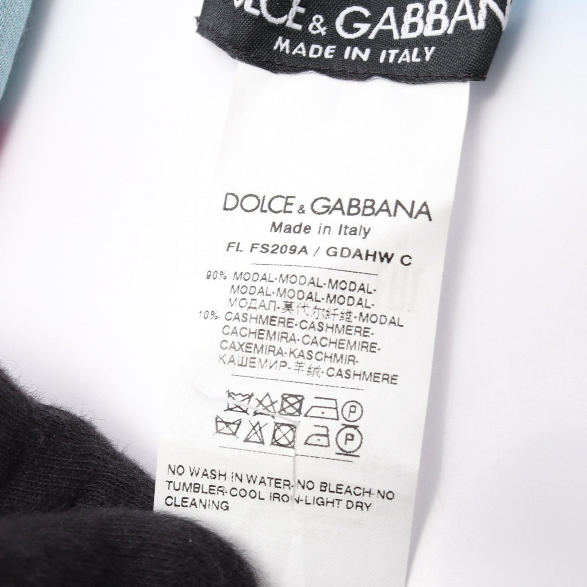 DOLCE & GABBANA Floral Cashmere Scarf