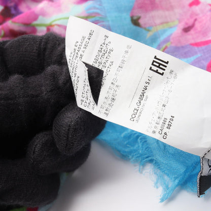 DOLCE & GABBANA Floral Cashmere Scarf