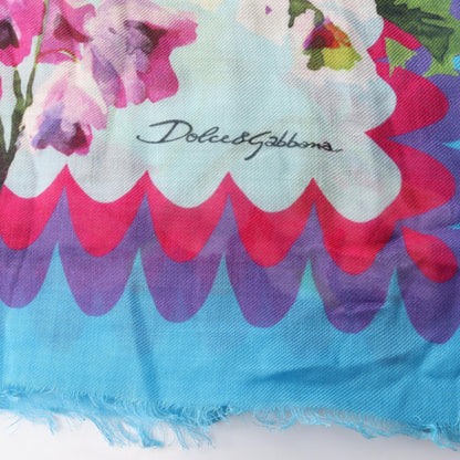 DOLCE & GABBANA Floral Cashmere Scarf