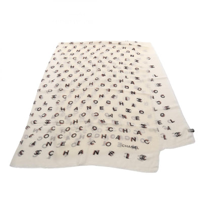 CHANEL CC Mark Logo Silk Stole