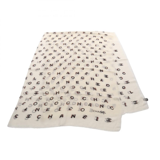 CHANEL CC Mark Logo Silk Stole