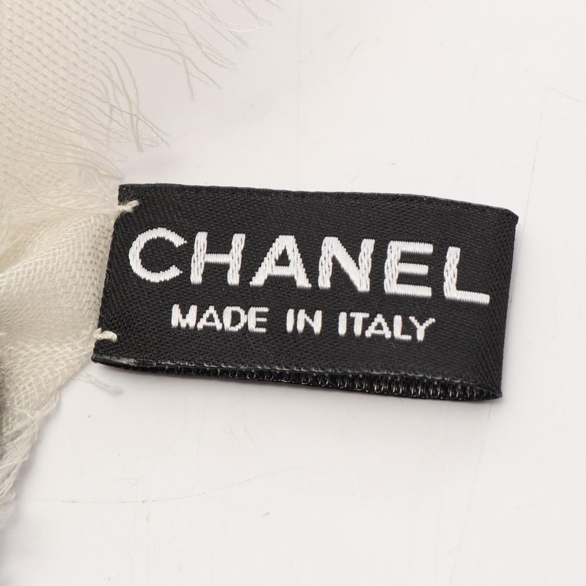 CHANEL CC Mark Logo Silk Stole