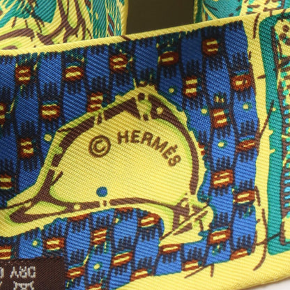 HERMES Silk Twilly "La Carres" Scarf