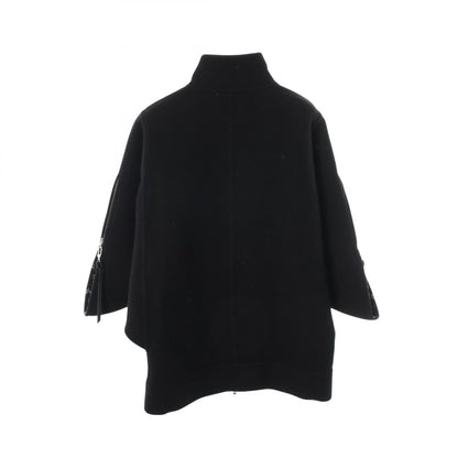 LOUIS VUITTON Monogram Lining Stand Dolman Coat Size 34