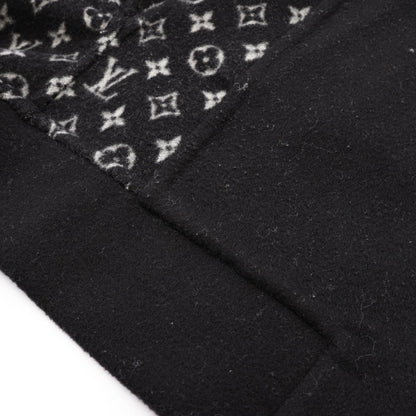 LOUIS VUITTON Monogram Lining Stand Dolman Coat Size 34