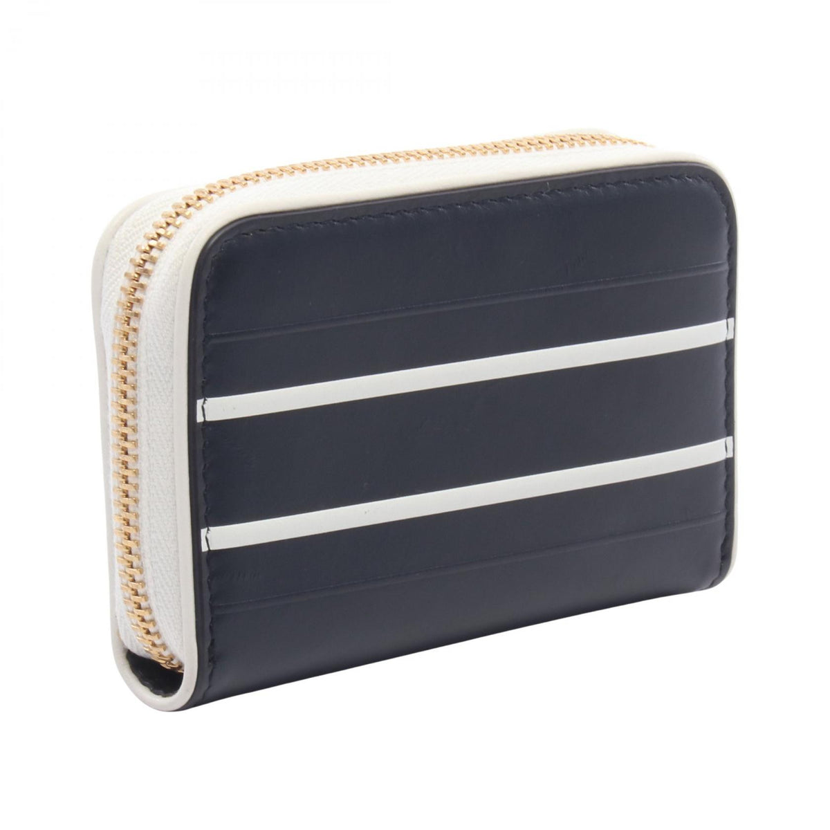 Dior VIBE Leather Round Wallet Blue
