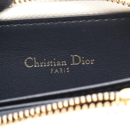 Dior VIBE Leather Round Wallet Blue
