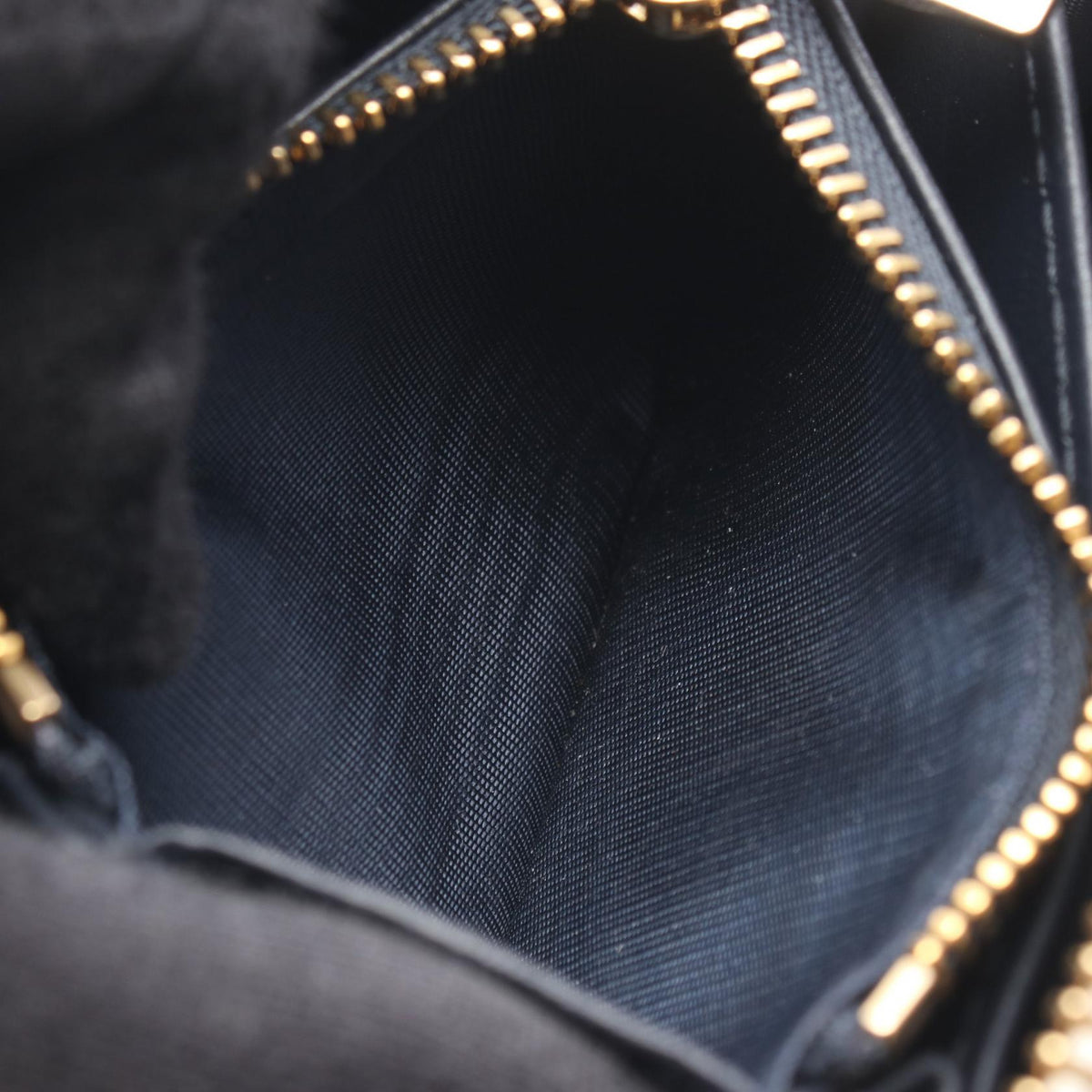 Dior VIBE Leather Round Wallet Blue