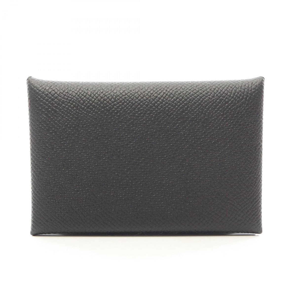 HERMES Calvi Coin Case Black Veau Epsom
