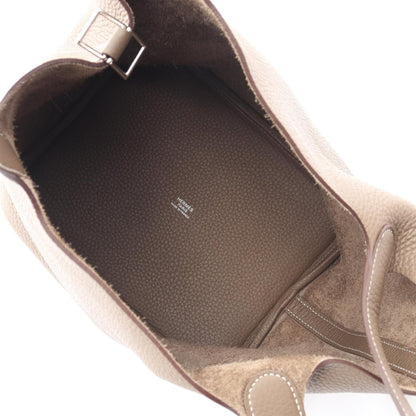 HERMES Picotin Lock MM Handbag Gray