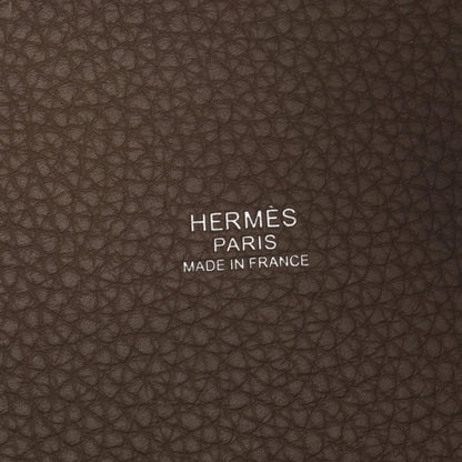HERMES Picotin Lock MM Handbag Gray