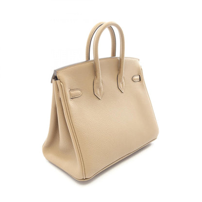 HERMES Birkin 25 Beige Malfa Togo Bag
