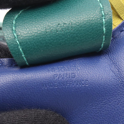 HERMES Rodeo MM Blue Malachite Charm