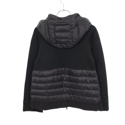 MONCLER Hooded Paneled Down Jacket Black Size XS