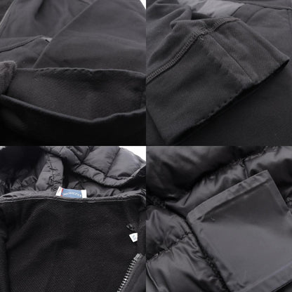MONCLER Hooded Paneled Down Jacket Black Size XS