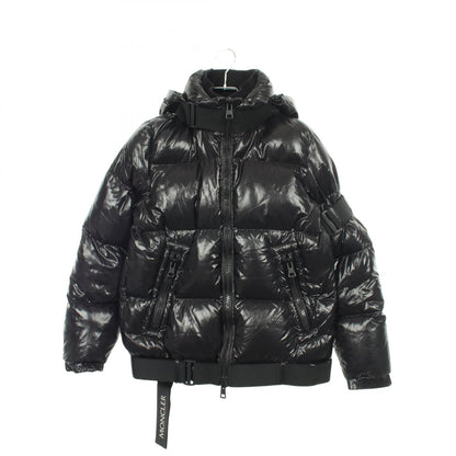 MONCLER BROOK Hooded Nylon Down Jacket Black Size 1