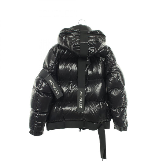 MONCLER BROOK Hooded Nylon Down Jacket Black Size 1
