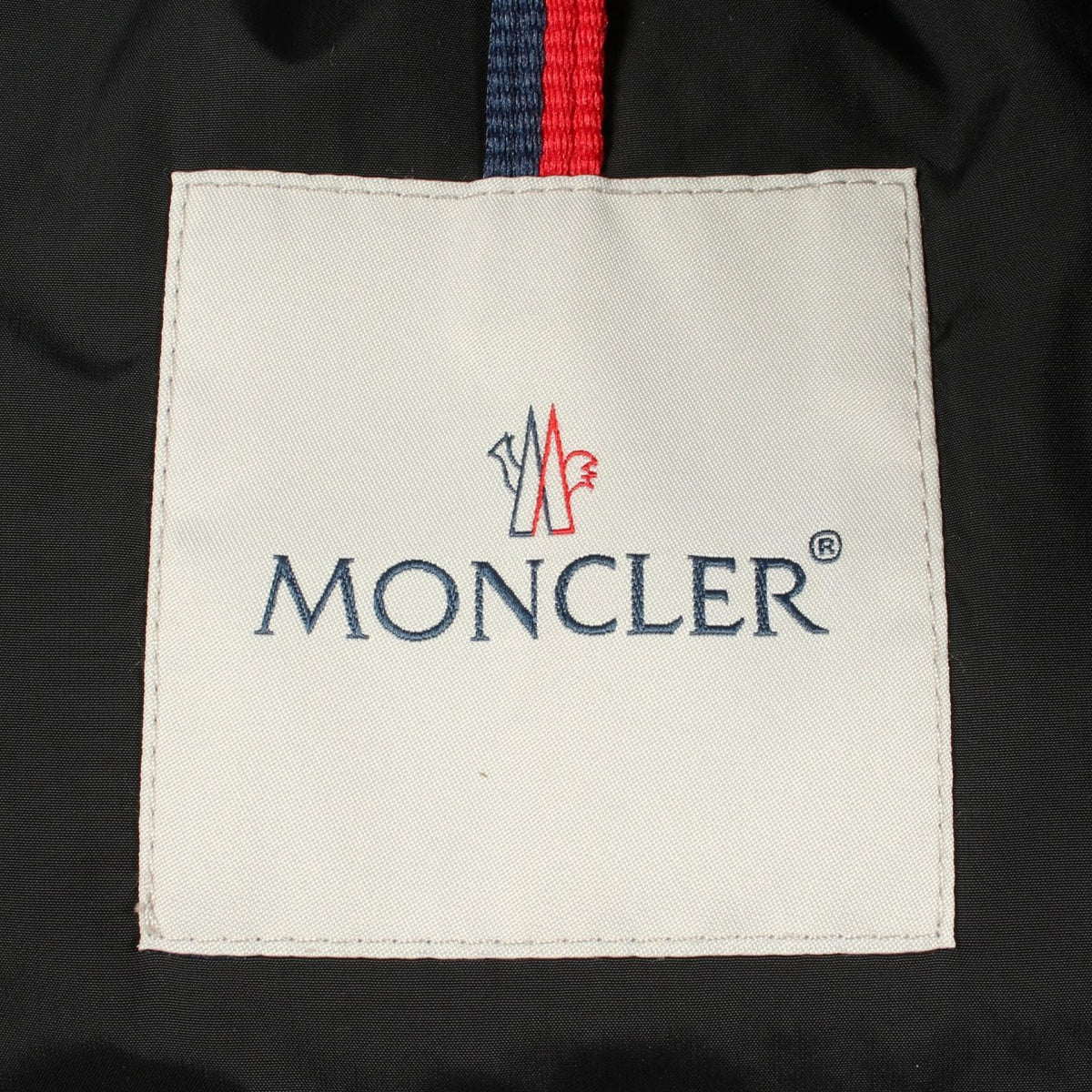 MONCLER BROOK Hooded Nylon Down Jacket Black Size 1