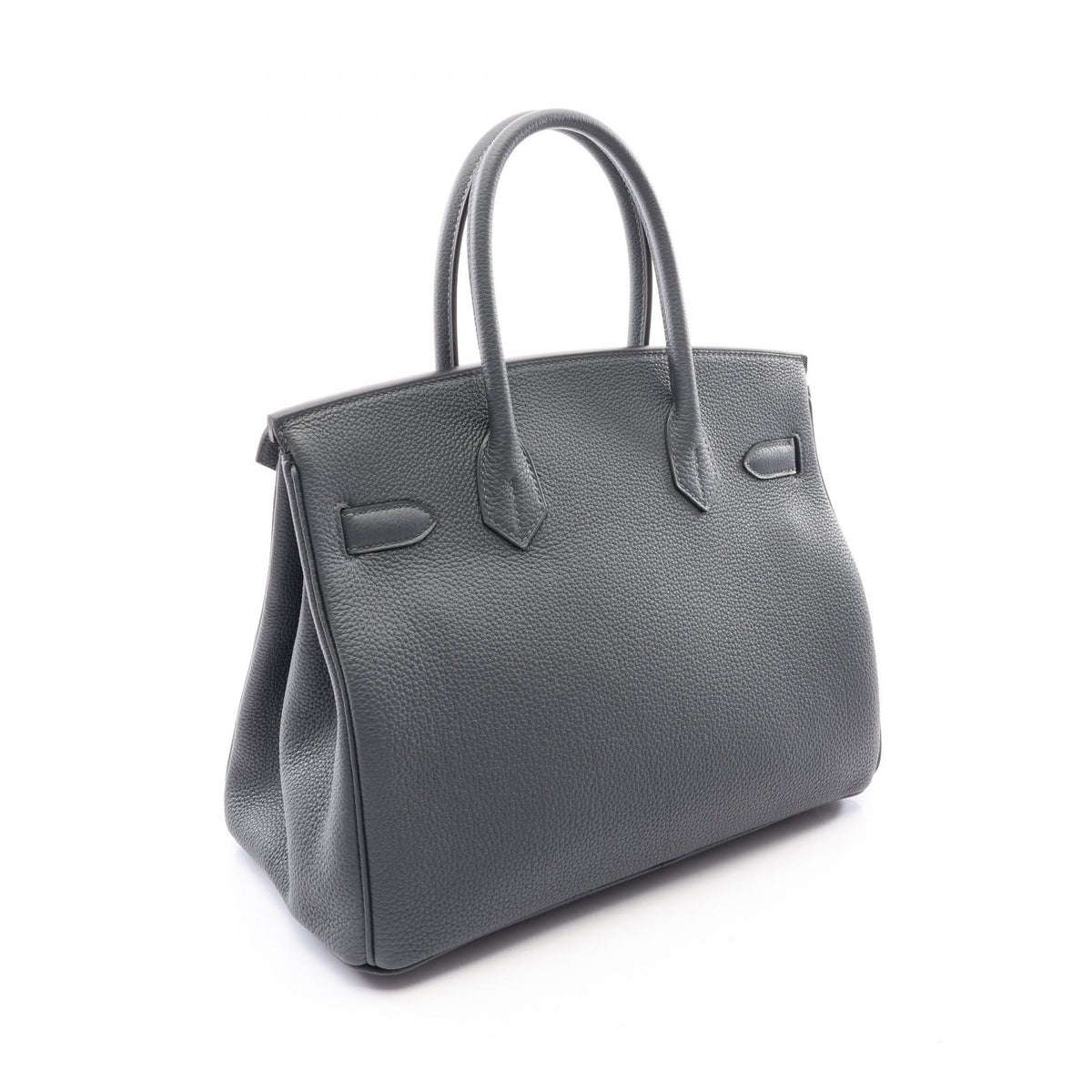 HERMES Birkin 30 Gris Misty Handle Bag