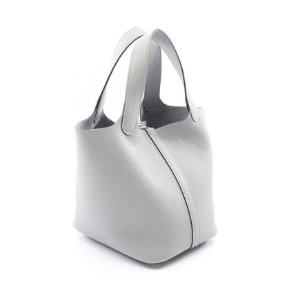 HERMES Picotin Lock PM Handbag Gris Paltin