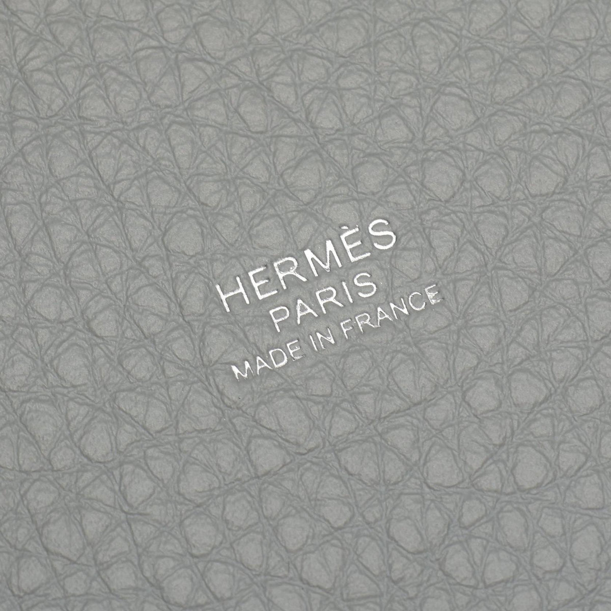 HERMES Picotin Lock PM Handbag Gris Paltin