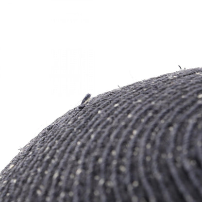 CHANEL Nylon Cloche Bob Hat Black Size M